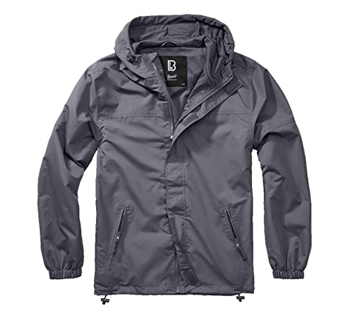 Brandit Summer Frontzip Windbreaker, Farbe: anthrazit, Größe: S von Brandit