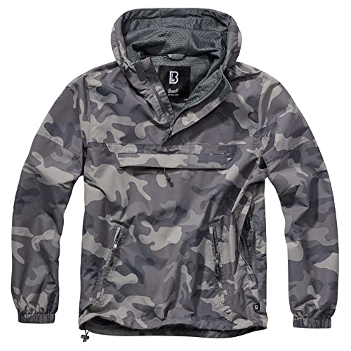 Brandit Summer Windbreaker Grey camo Gr. 3XL von Brandit