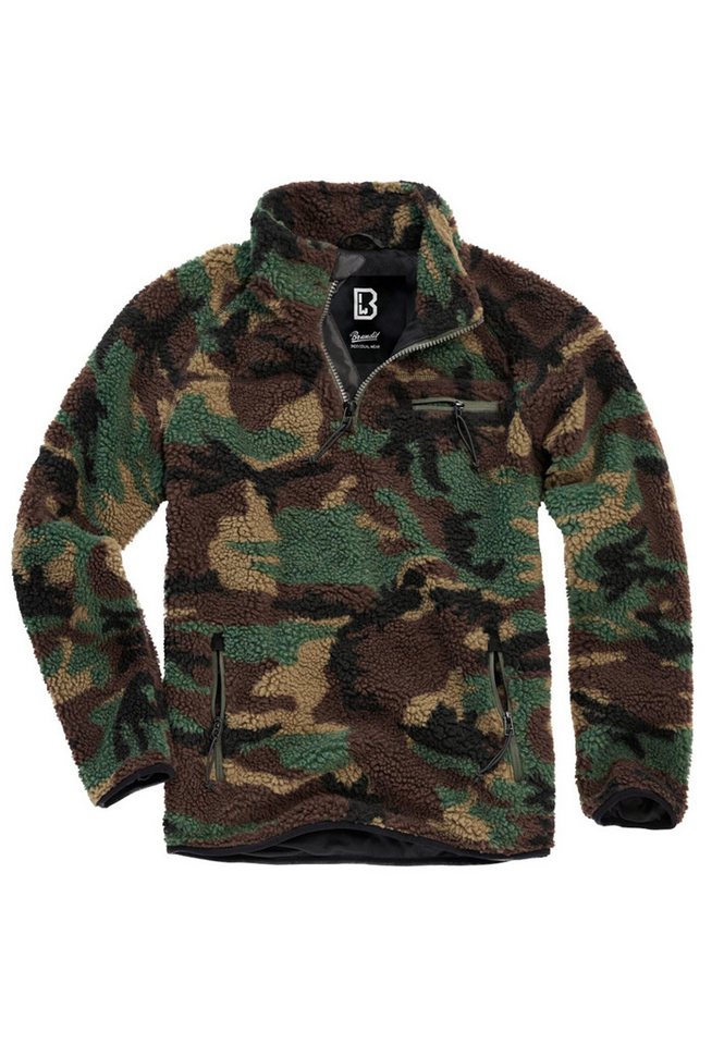 Brandit Sweatjacke Brandit Herren Teddyfleece Troyer (1-tlg) von Brandit