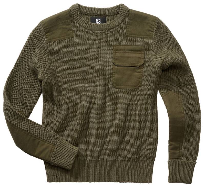 Brandit Sweatshirt - Kids BW Pullover - 122/128 bis 170/176 - für Jungen - Größe 170/176 - oliv Brandit Sweatshirt - Kids BW Pullover - 122/128 bis 170/176 - für Jungen - Größe 170/176 - oliv von Brandit