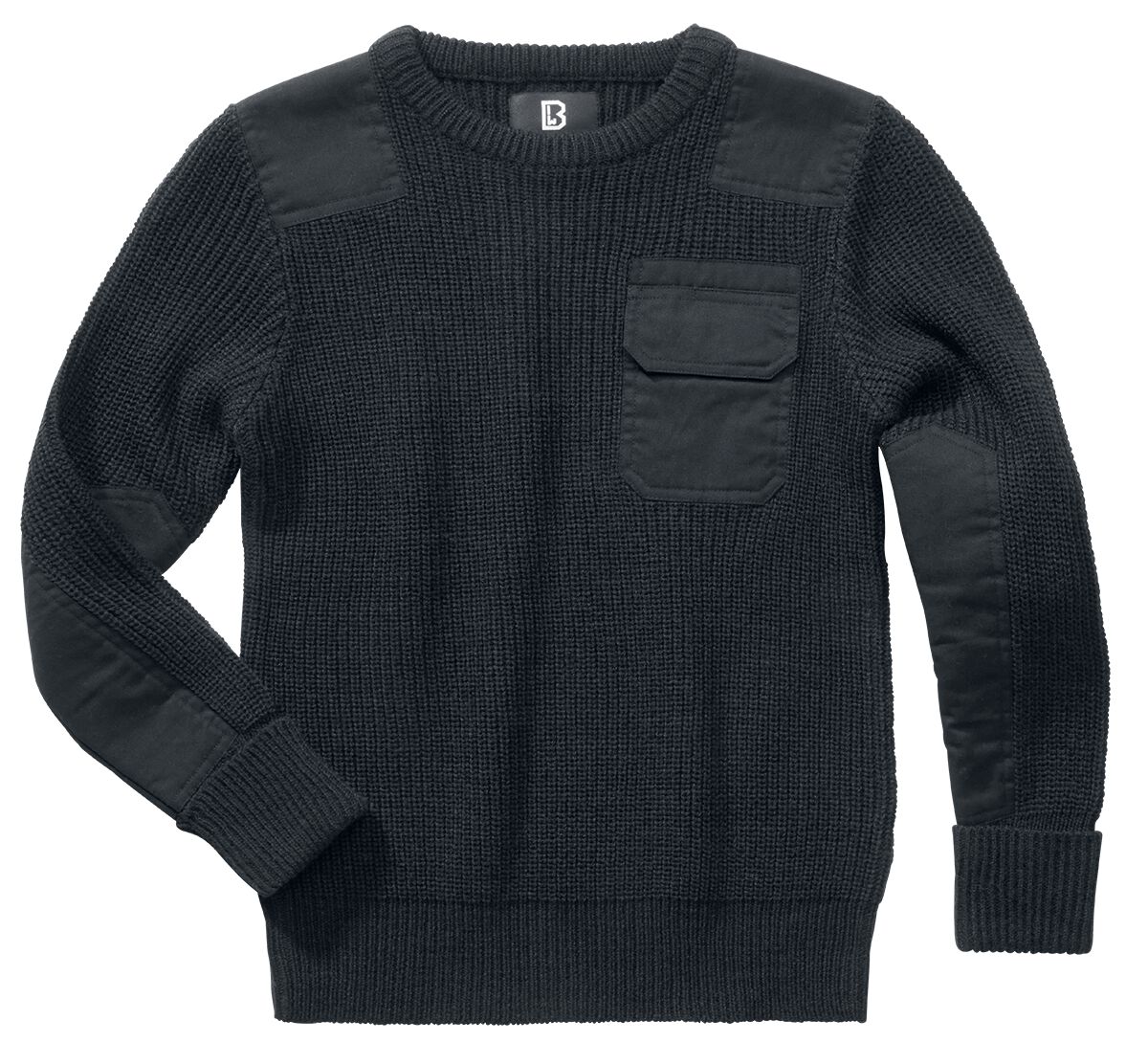 Brandit Sweatshirt für Kinder - Kids BW Pullover - für Jungen - schwarz Brandit Sweatshirt für Kinder - Kids BW Pullover - für Jungen - schwarz von Brandit