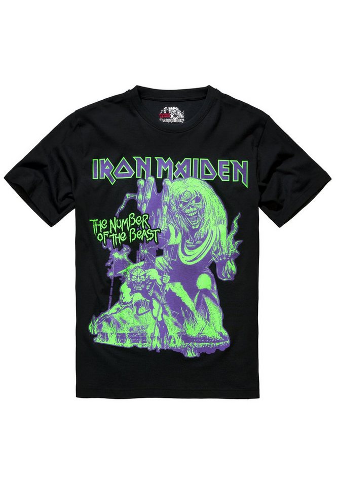 Brandit T-Shirt Brandit Herren Iron Maiden NOTB (glow in the dark pigment) (1-tlg) von Brandit
