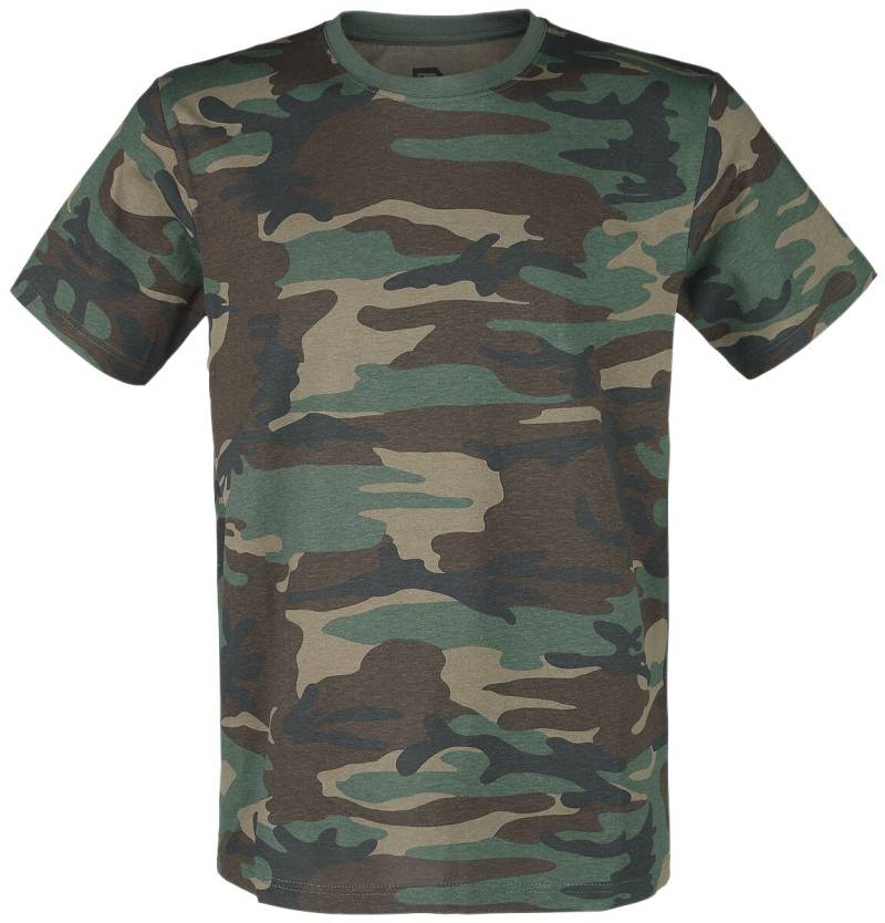 Brandit T-Shirt - Premium T-Shirt - S bis 7XL - für Männer - Größe 3XL - woodland Brandit T-Shirt - Premium T-Shirt - S bis 7XL - für Männer - Größe 3XL - woodland von Brandit