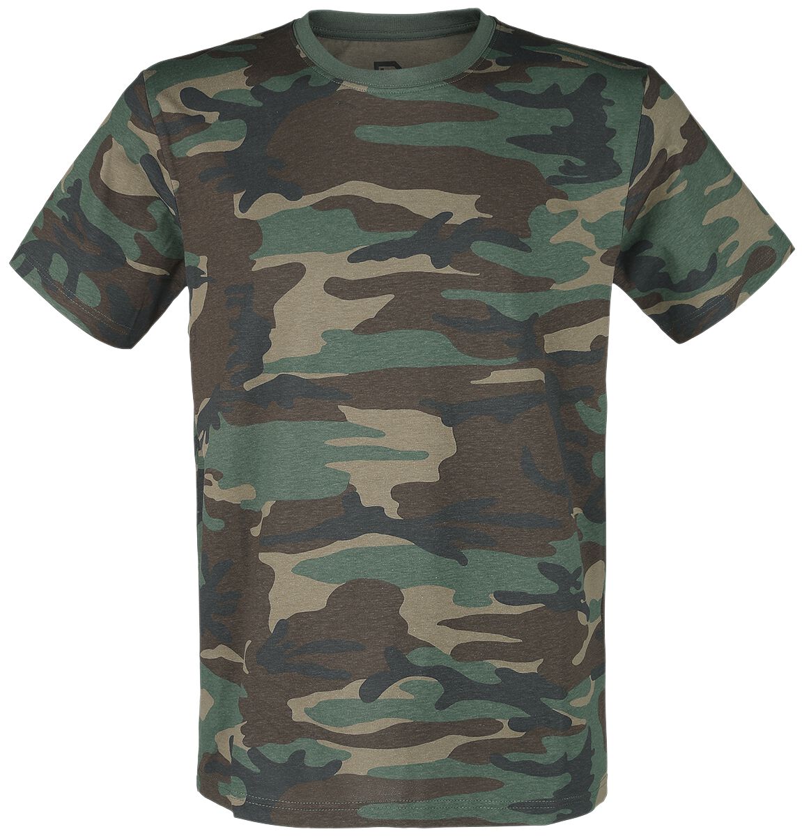 Brandit T-Shirt - Premium T-Shirt - S bis 7XL - für Männer - Größe 7XL - woodland von Brandit