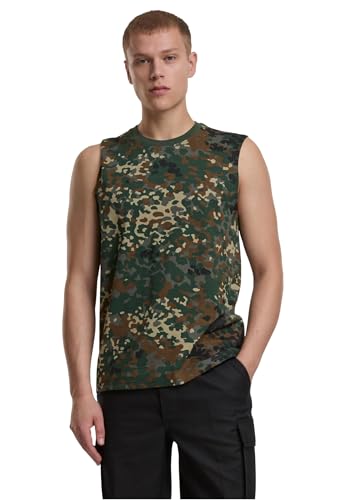 Brandit T-Shirt Sleeveless, Farbe: Flecktarn, Größe: 3XL von Brandit