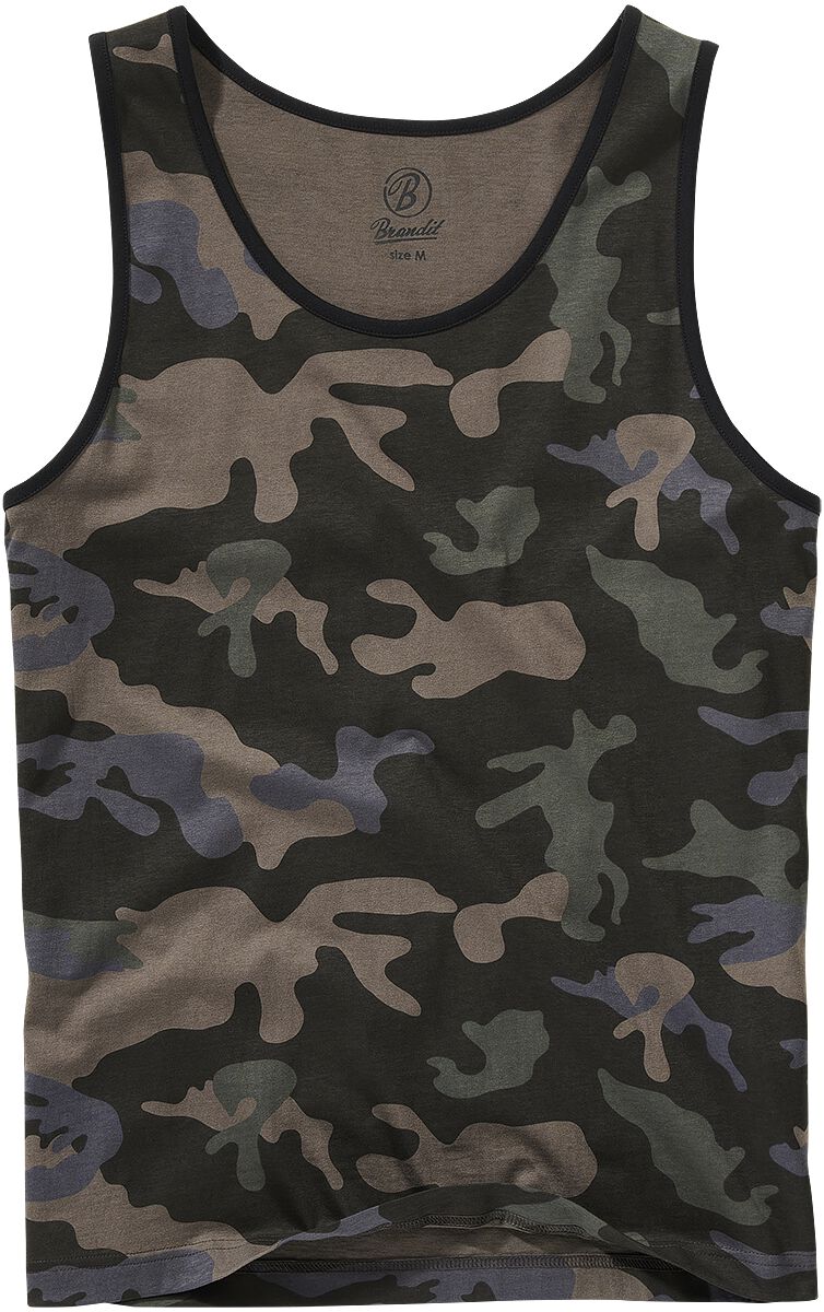 Brandit Tank-Top - Tank Top - M bis 4XL - für Männer - Größe 4XL - darkcamo von Brandit