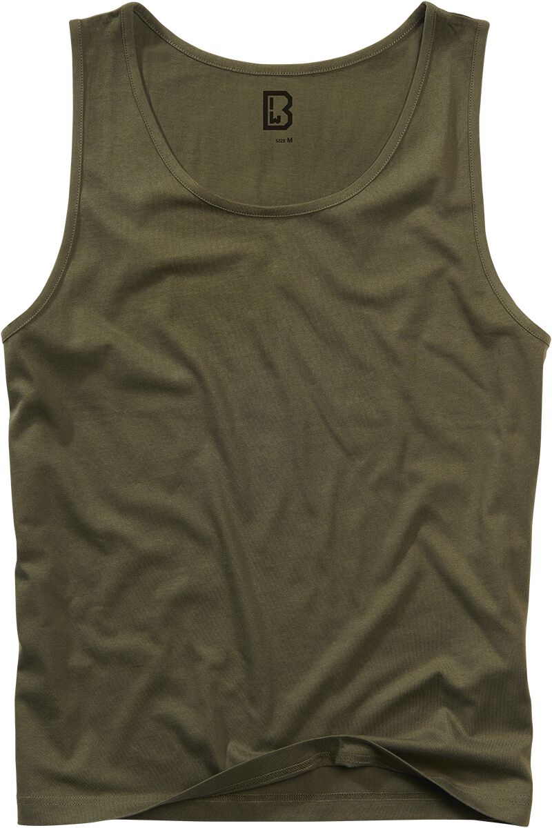 Brandit Tank-Top - Tank Top - S bis 5XL - für Männer - Größe L - oliv von Brandit