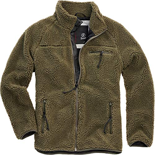 Brandit Teddyfleece Jacket, Oliv, Größe 3XL von Brandit