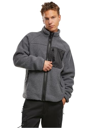 Brandit Teddyfleece Jacket 15Y, Farbe: anthracite, Größe: 5XL von Brandit