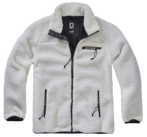 Brandit Teddyfleece Jacket, Farbe: white, Größe: XXL von Brandit