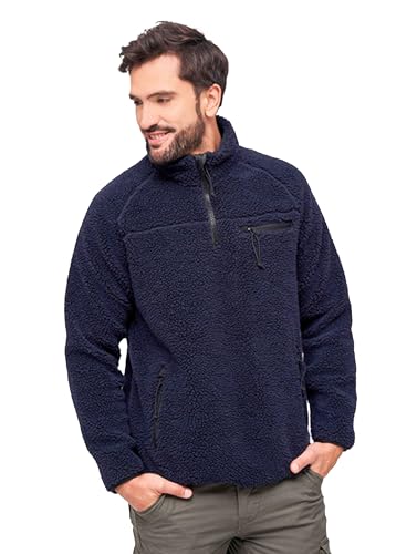 Brandit Teddyfleece Troyer Navy Gr. XXL von Brandit