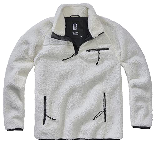 Brandit Teddyfleece Troyer, Farbe: white, Größe: XXL von Brandit