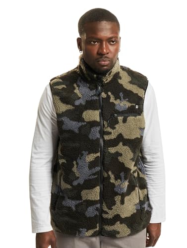 Brandit Teddyfleece Vest, Farbe: darkcamo, Größe: L von Brandit