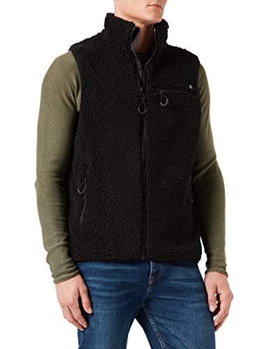 Brandit Teddyfleece Vest Men, Schwarz, Größe L von Brandit