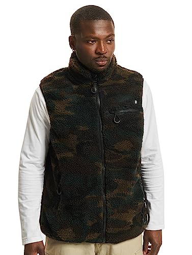 Brandit Teddyfleece Vest Men, Woodland, Größe L von Brandit