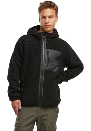 Brandit Teddyfleece Work Jacket 15Y, Farbe: black, Größe: M von Brandit