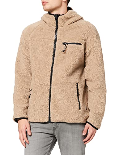 Brandit Teddyfleece Worker Jacket, Farbe: camel, Größe: L von Brandit