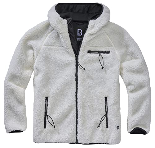 Brandit Teddyfleece Worker Jacket, Farbe: white, Größe: 3XL von Brandit