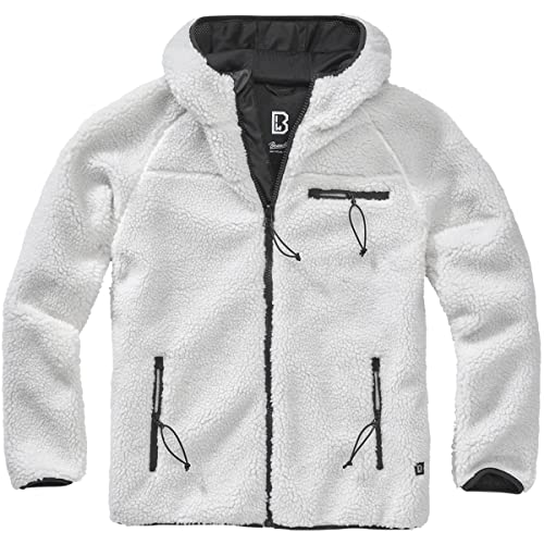 Brandit Teddyfleece Worker Jacket, Farbe: white, Größe: M von Brandit