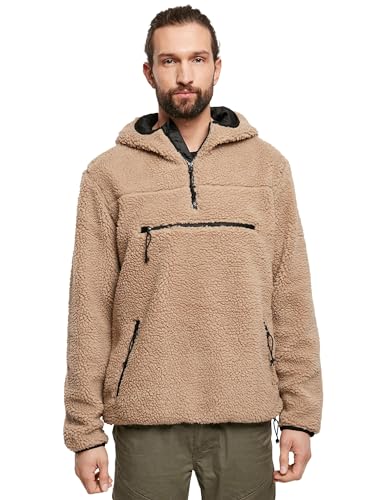 Brandit Teddyfleece Worker Pullover, Farbe: Camel, Größe: XL von Brandit