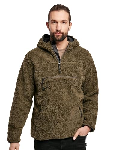 Brandit Teddyfleece Worker Pullover olive Gr. 5XL von Brandit