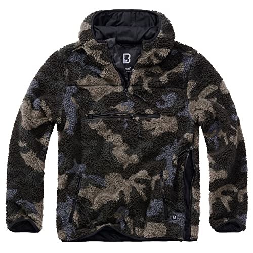 Brandit Teddyfleece Worker Pullover darkcamo Gr. L von Brandit