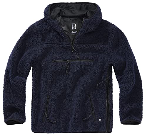 Brandit Teddyfleece Worker Pullover, Farbe: Navy, Größe: 3XL von Brandit