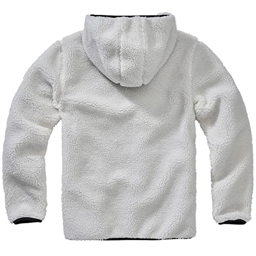 Brandit Teddyfleece Worker Pullover, Farbe: White, Größe: 5XL von Brandit