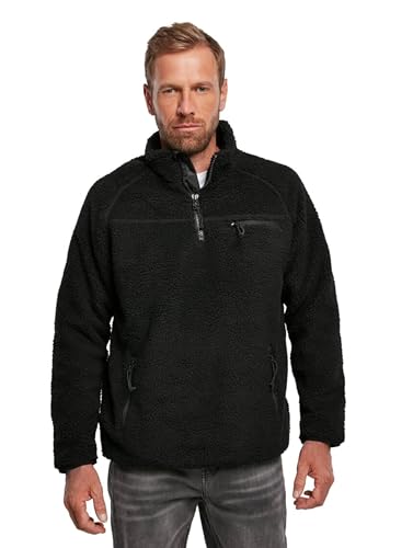 Brandit Teddyfleece Troyer, Farbe: black, Größe: XXL von Brandit