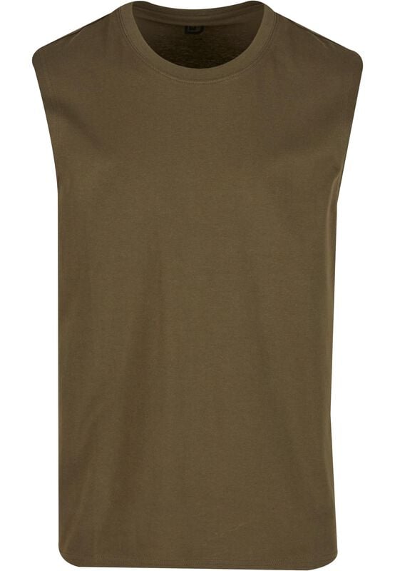 Brandit Top - T-Shirt Sleeveless - S - für Männer - Größe S - oliv Brandit Top - T-Shirt Sleeveless - S - für Männer - Größe S - oliv von Brandit