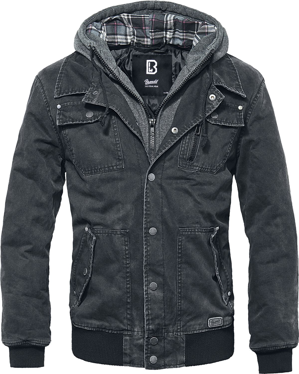 Brandit Übergangsjacke - Dayton - S bis XXL - für Männer - Größe M - charcoal von Brandit