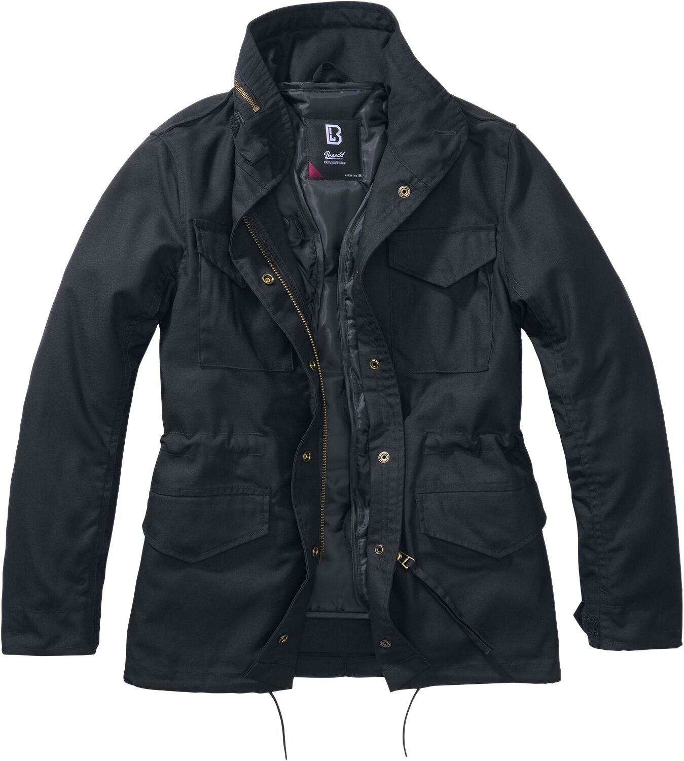 Brandit Übergangsjacke - Ladies M65  Jacket - XS bis 3XL - für Damen - Größe XS - schwarz von Brandit