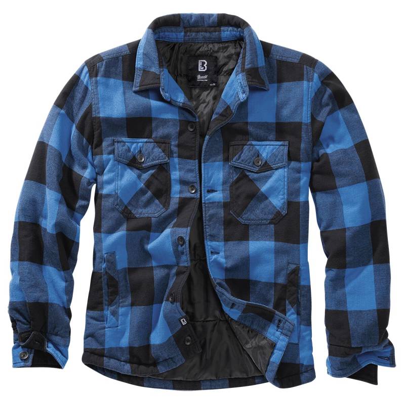 Brandit Übergangsjacke - Lumberjacket - S bis 7XL - für Männer - Größe 5XL - schwarz/blau von Brandit