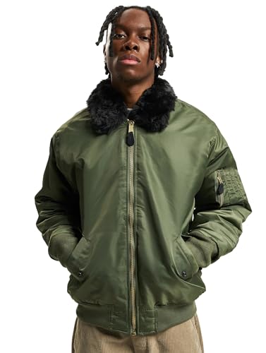 Brandit US Fliegerjacke MA2 mit Fellkragen, Größe:5XL, Farbe:Oliv von Brandit