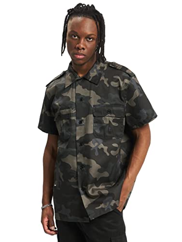 Brandit US Hemd Kurzarm Darkcamo - 3XL von Brandit