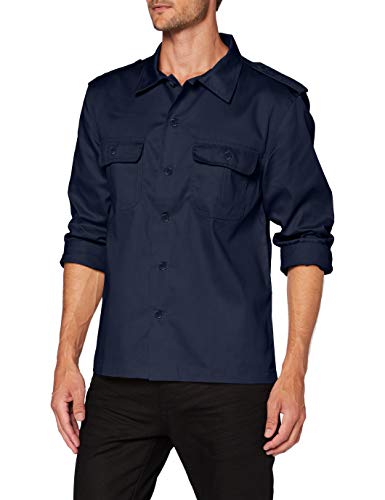 Brandit US Hemd Langarm Navy - 4XL von Brandit