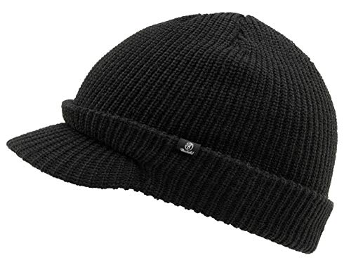 Brandit Shield Cap, Strickmütze mit Schirm, Schwarz von Brandit