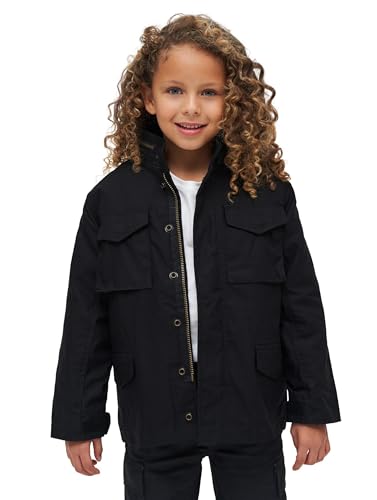 Brandit Unisex Baby Kids M65 Standard Jacket Jacke, Schwarz, 170-176 von Brandit