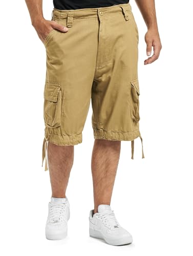 Brandit Herren Urban Legend Shorts Cargos, Beige, 4XL von Brandit