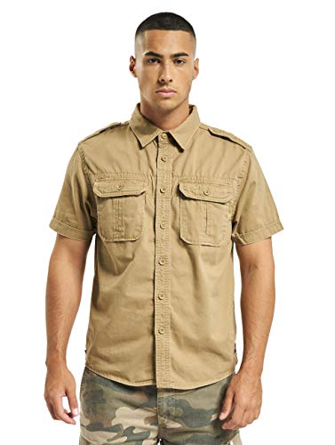 Brandit Vintage Shirt Shortsleeve Camel 6XL von Brandit