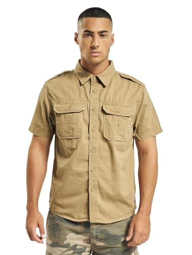 Brandit Vintage Shirt Shortsleeve Camel S von Brandit