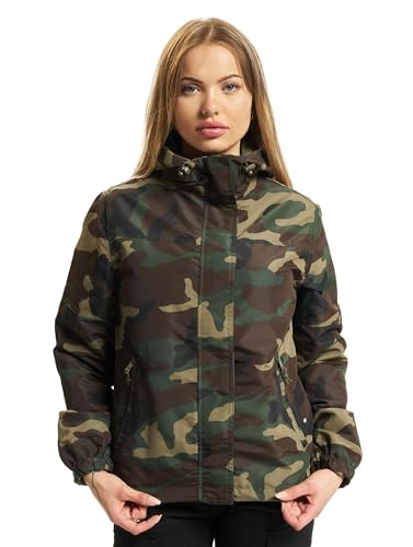 Brandit Women Summer Frontzip Windbrea, Farbe: woodland, Größe: S von Brandit