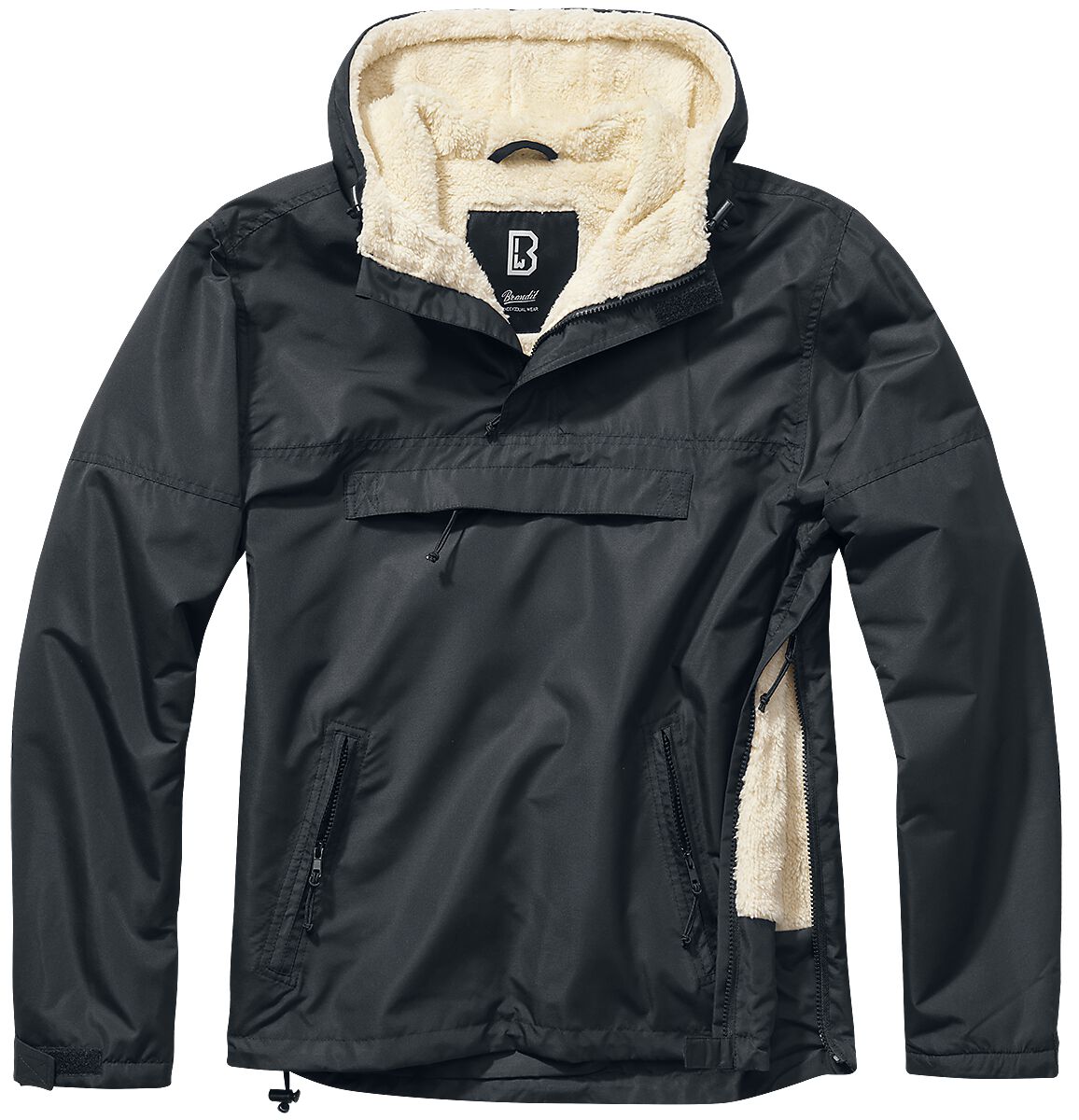 Brandit Windbreaker Sherpa Windbreaker schwarz in M von Brandit