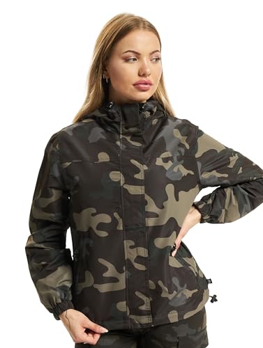 Brandit Women Summer Frontzip Windbrea, Farbe: darkcamo, Größe: 5XL von Brandit
