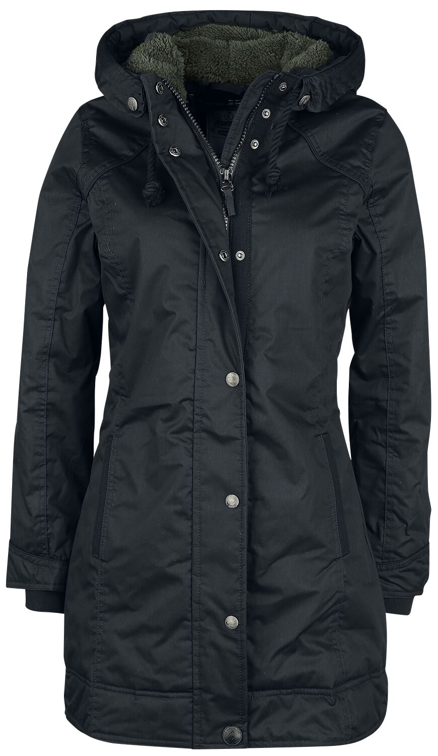 Brandit Winterjacke - Luca Girls Parka - XS bis XXL - für Damen - Größe L - schwarz von Brandit