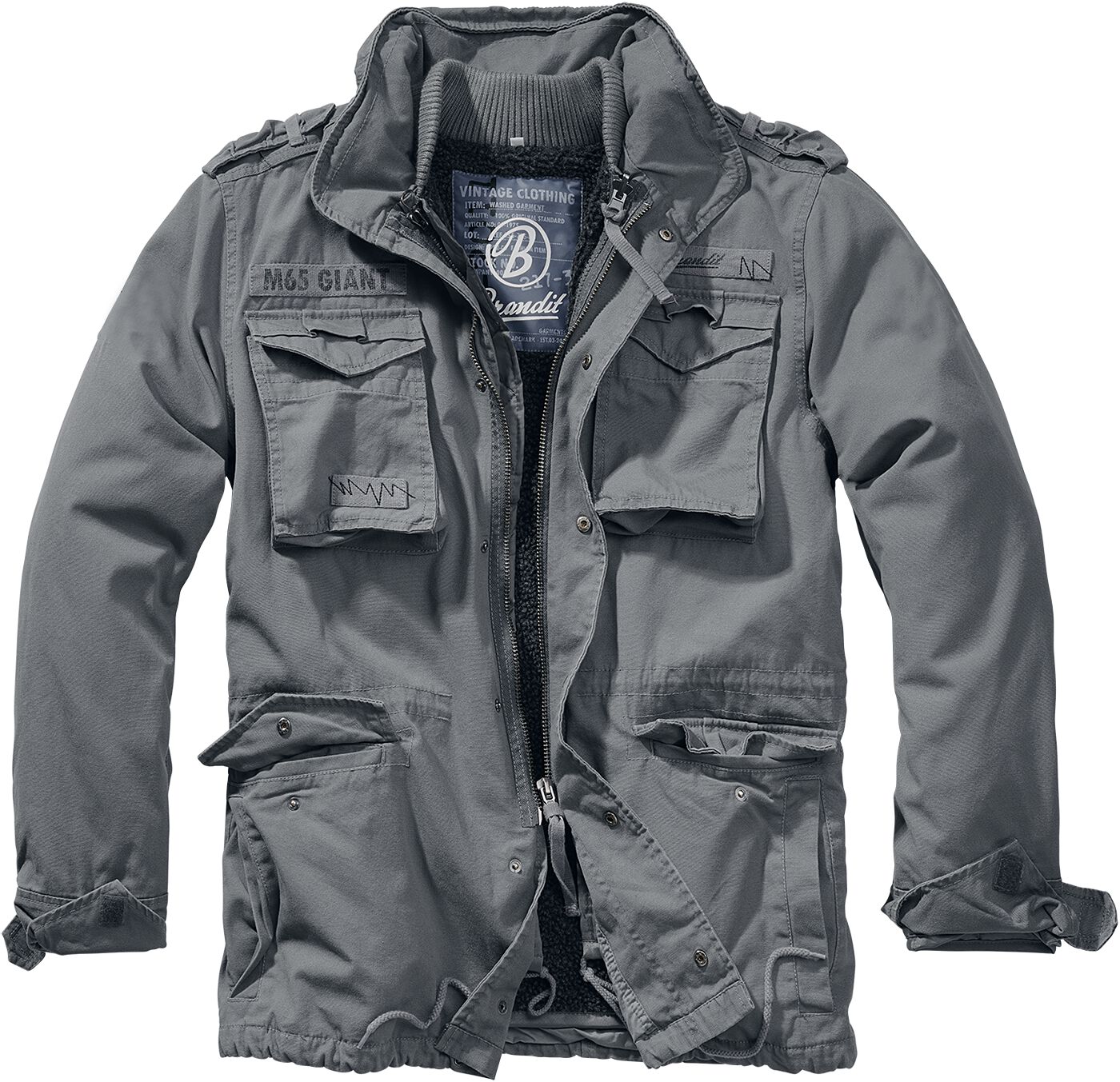 Brandit Winterjacke - M65 Giant - S bis 5XL - für Männer - Größe XL - charcoal Brandit Winterjacke - M65 Giant - S bis 5XL - für Männer - Größe XL - charcoal von Brandit