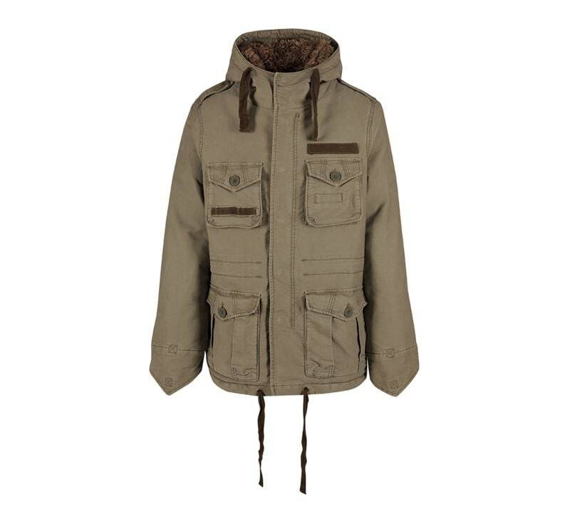 Brandit Winterjacke - Respite Jacket - S bis 4XL - für Männer - Größe S - oliv von Brandit
