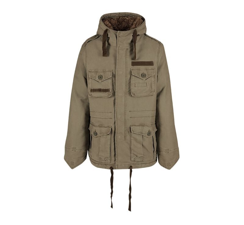 Brandit Winterjacke - Respite Jacket - S bis 4XL - für Männer - Größe XXL - oliv von Brandit