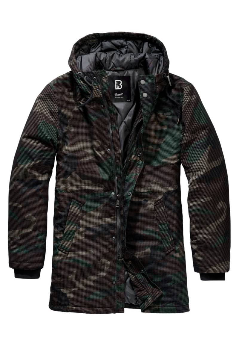 Brandit Wintermantel "Brandit Herren Grid-Camo Parka" von Brandit