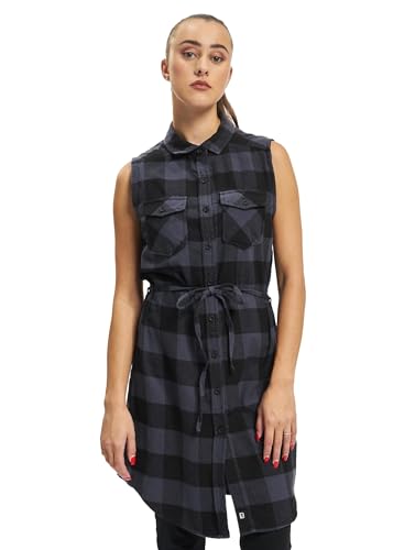 Brandit Women Gracey Longshirt Sleevel, Farbe: Black/Grey, Größe: XS Brandit Women Gracey Longshirt Sleevel, Farbe: Black/Grey, Größe: XS von Brandit